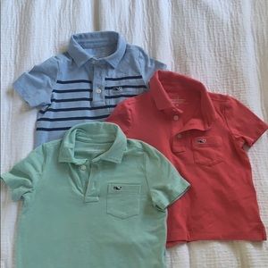 Vineyard vines Edgartown polo 3 pack sz 3t